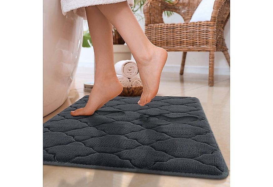 Paco Home Badematte Corby 251, Memory-Schaum Effekt, Höhe 13 mm, rutschhemm günstig online kaufen