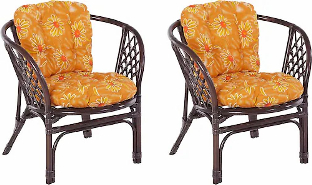 Home affaire Rattanstuhl »Rattansessel«, im 2er-Set aus Rattan und passende günstig online kaufen