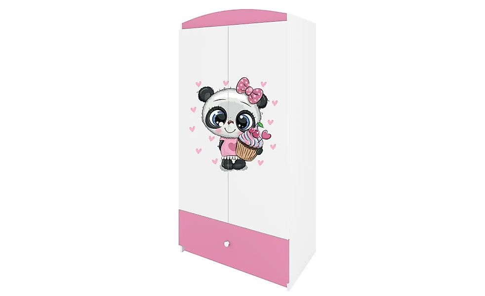 Kleiderschrank  Panda ¦ rosa/pink ¦ Maße (cm): B: 52 H: 181,2 Schränke > Kl günstig online kaufen