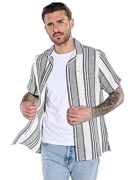 emilio adani Kurzarmhemd Kurzarm-Hemd gestreift günstig online kaufen