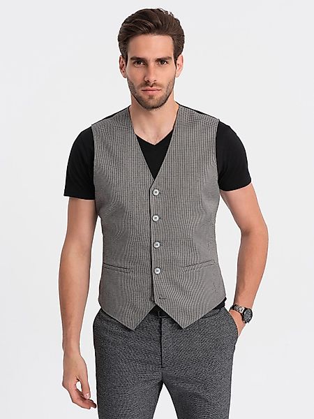 OMBRE Anzugweste Żakardowa kamizelka męska casual günstig online kaufen