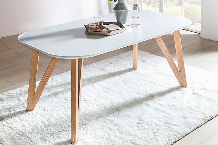 SalesFever Esstisch »Solna - Stilvoller Esstisch für Ihr Zuhause« Massive E günstig online kaufen