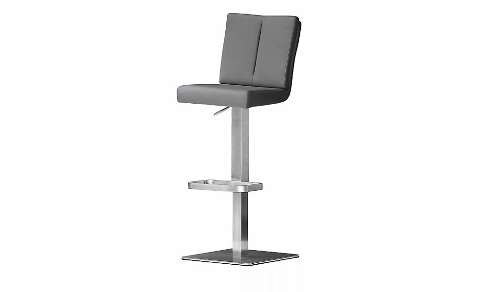 Barhocker  Gaia ¦ grau ¦ Maße (cm): B: 40 H: 89 T: 53.0 Polstermöbel > Hock günstig online kaufen