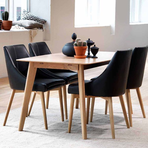 Esszimmertisch aus Eiche Butterfly Auszug günstig online kaufen