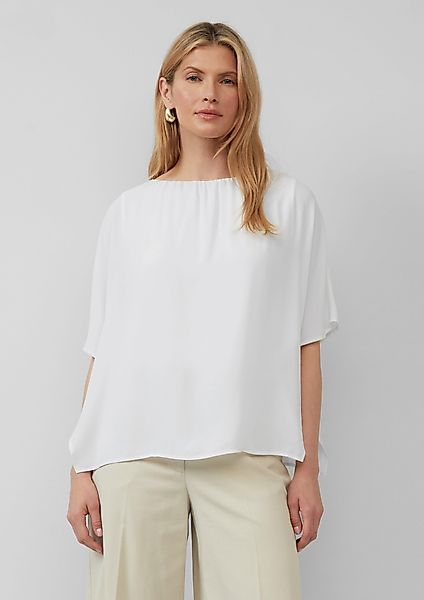 s.Oliver BLACK LABEL Kurzarmshirt Chiffonshirt im günstig online kaufen