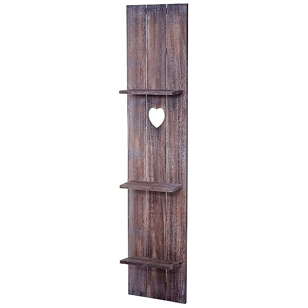 MCW Wandregal MCW-C92, Shabby-Look, Mit Herzornament, günstig online kaufen