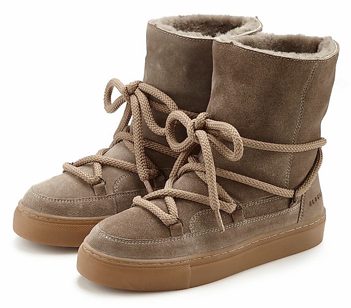 Elbsand Stiefelette "Boots, Winterstiefelette", Winterboots, Stiefel aus Le günstig online kaufen