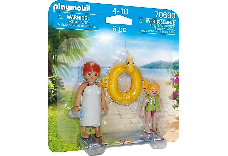 Playmobil® 70690 DuoPack Aqua Park Badegäste Konstruktions-Spielset günstig online kaufen