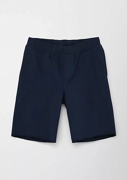 s.Oliver Leggings Regular: Sweat-Shorts mit Elastikbund Rippblende, angedeu günstig online kaufen