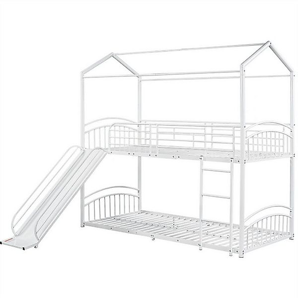 autolock Kinderbett Etagenbett,Hausbett,Kinderbett mit Treppe mit Rutsche, günstig online kaufen