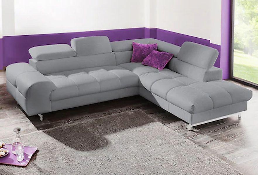 COTTA Polstergarnitur »Chef L-Form«, (Set), Set bestehend aus: Ecksofa mit günstig online kaufen