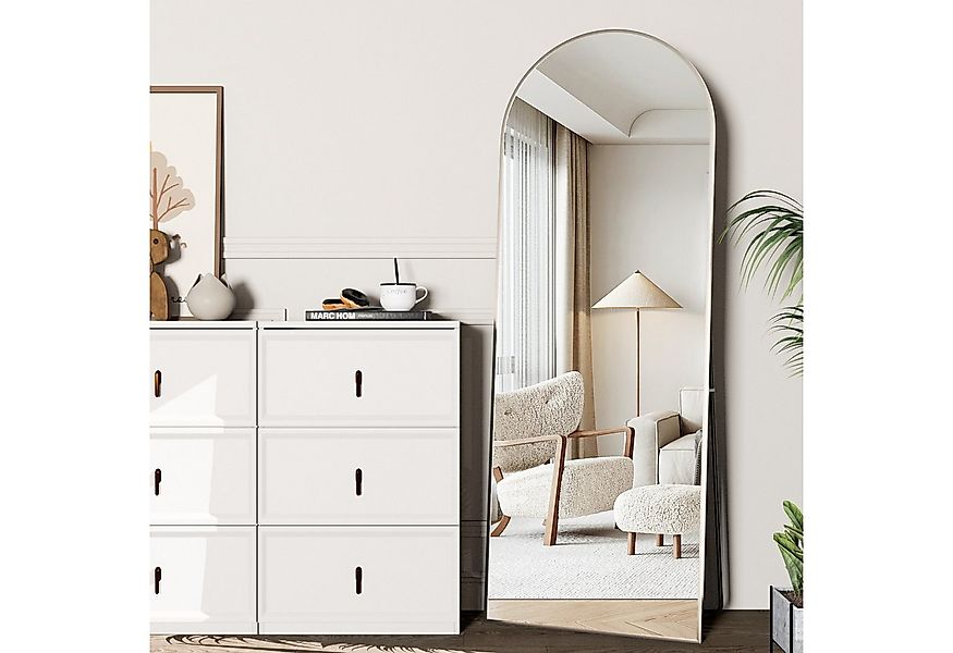 CASSILANDO Ganzkörperspiegel gewölbter Bodenspiegel, großer Boden-Spiegel,m günstig online kaufen