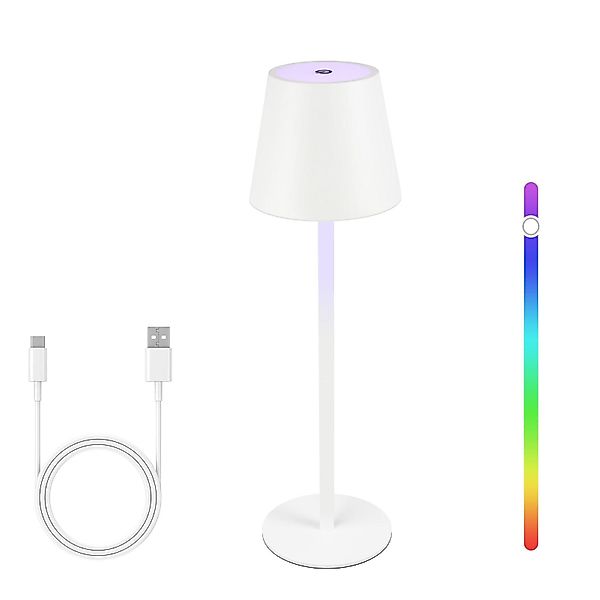 ZMH Tischleuchte Kabellos Dimmbar RGB Whonzimmer günstig online kaufen