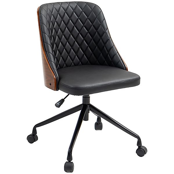 Vinsetto Bürostuhl Höhenverstellbar 360°-Drehräder 48,5 x 54,5 x 81-87cm günstig online kaufen