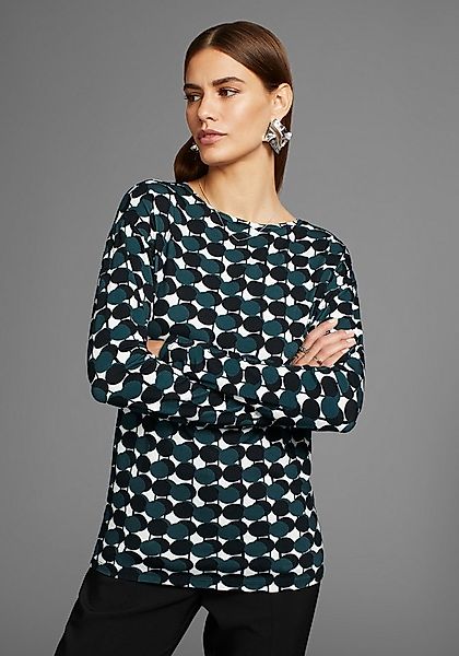 HECHTER PARIS Langarmshirt mit schönem Allover-Print günstig online kaufen