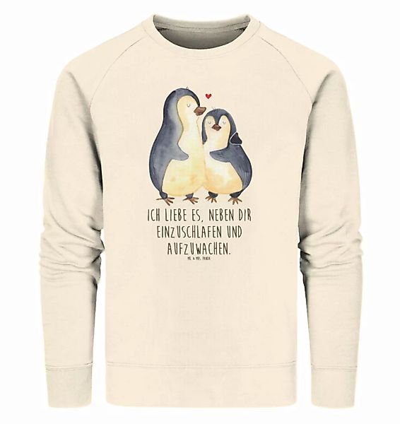 Mr. & Mrs. Panda Longpullover Größe L Pinguine Einschlafen - Natural Raw - günstig online kaufen