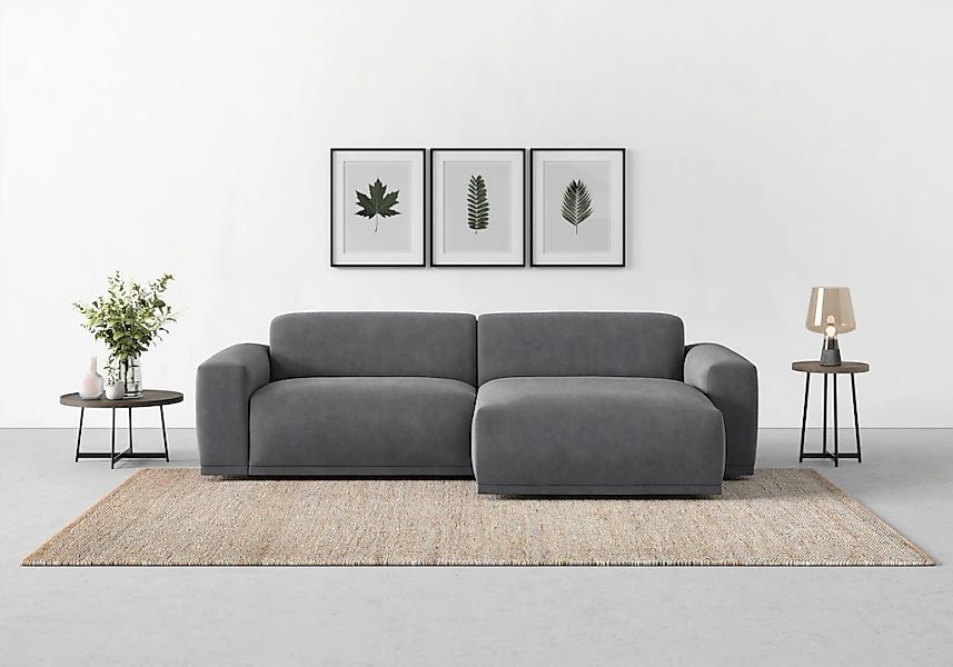 TRENDMANUFAKTUR Ecksofa "Braga, mit hochwertigem Kaltschaum, L-Form, in Cor günstig online kaufen
