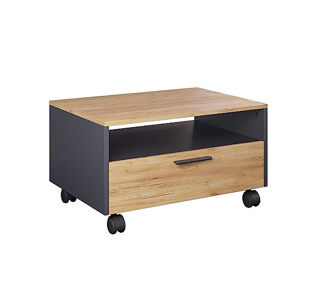 Vicco Beistelltisch Bibo, Anthrazit/Goldkraft Eiche, 70 x 52.4 cm (1-St) günstig online kaufen