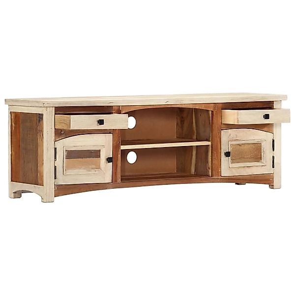 Tv-schrank 120x30x40 Cm Altholz Massiv günstig online kaufen