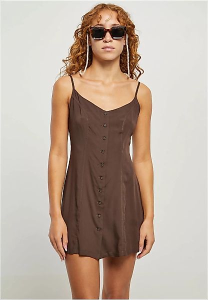 URBAN CLASSICS Jerseykleid "Damen Ladies Vicose Mini Dress", (1 tlg.) günstig online kaufen