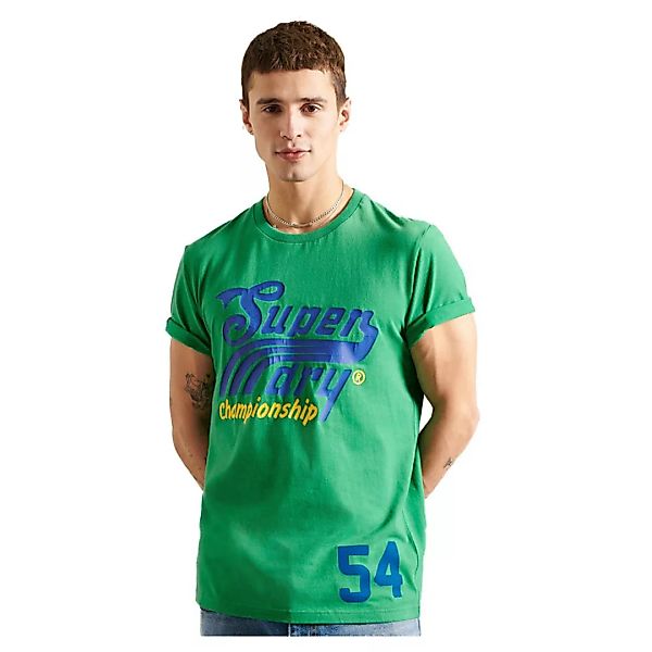 Superdry Collegiate Graphic 185 Kurzarm T-shirt S Drop Kick Green günstig online kaufen