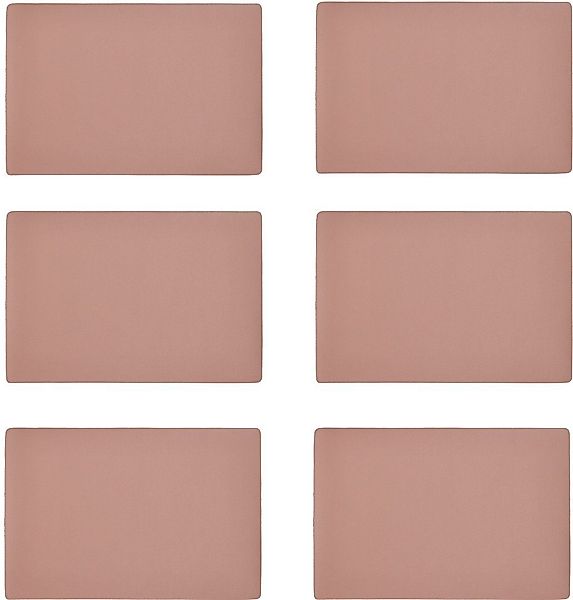 Zeller Present Platzset, (Set, 6-St), Kunstleder, günstig online kaufen