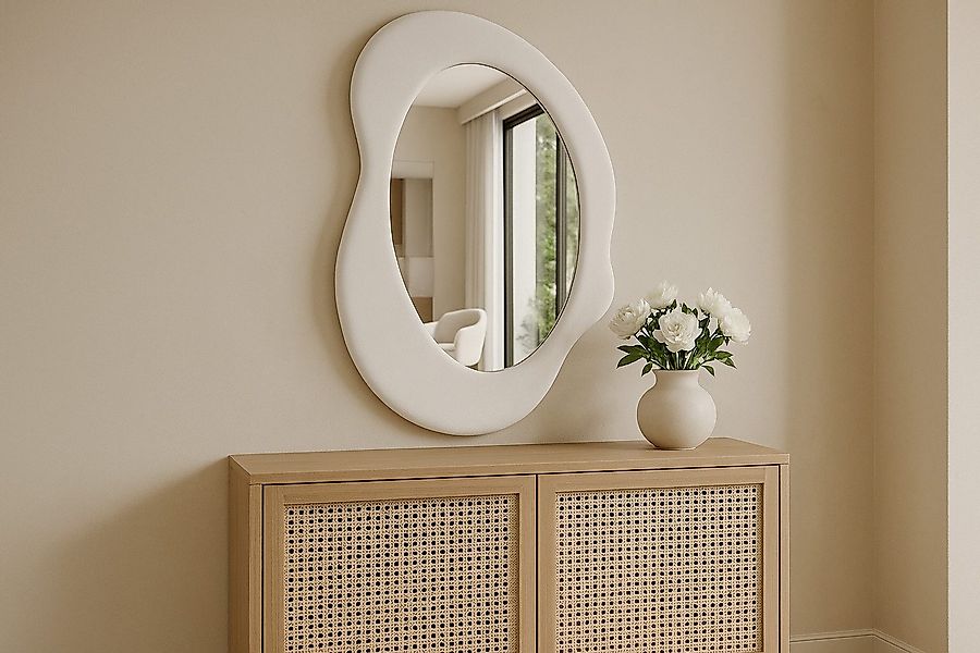 BOURGH Wandspiegel TOULON asymmetrischer Wandspiegel 70x49cm günstig online kaufen