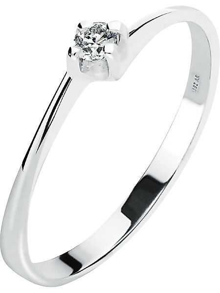 CHRIST Diamantring CHRIST Damen-Damenring 375er Weißgold günstig online kaufen