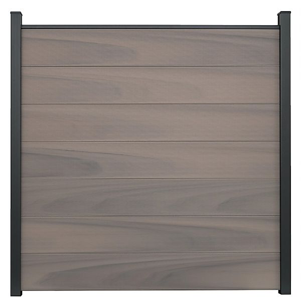 GroJa Solid Grande Steckzaunsystem 180 x 180 cm Bi-Color Braun günstig online kaufen
