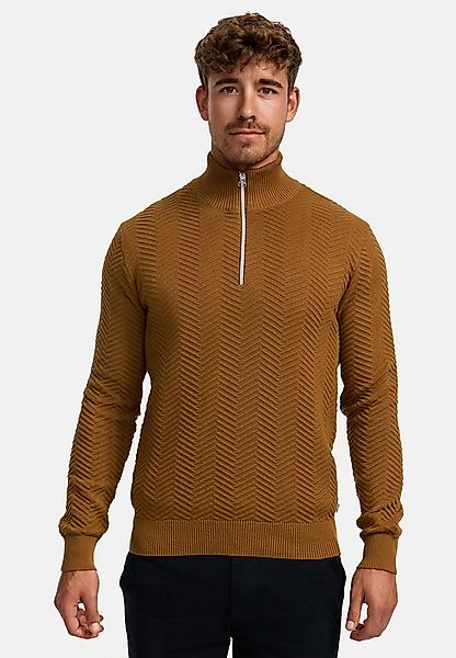 Kronstadt Strickpullover Herren KSCarlo Half-Zip Pullover Herrenpullover Ha günstig online kaufen