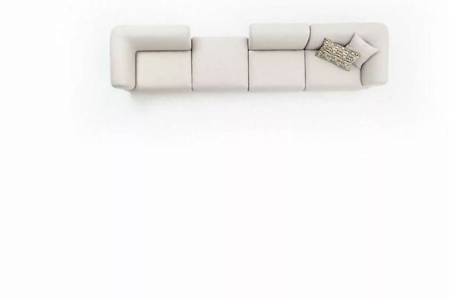 JVmoebel Big-Sofa BeigeSofa Wohnzimmer Modern Stil 6 Sitzer Möbel Textil 43 günstig online kaufen