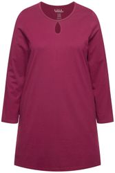 Ulla Popken Longshirt Longshirt A-Linie Keyhole günstig online kaufen