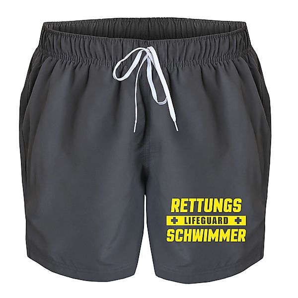 deinshirt Badehose Schwimmshorts Lifeguard Rettungsschwimmer Integrierter günstig online kaufen