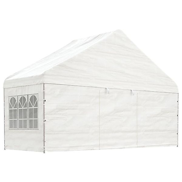 vidaXL Partyzelt Pavillon mit Dach Weiß günstig online kaufen