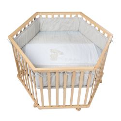 roba® Laufgitter 6-eckig, Laufstall inkl. Schutzeinlage günstig online kaufen