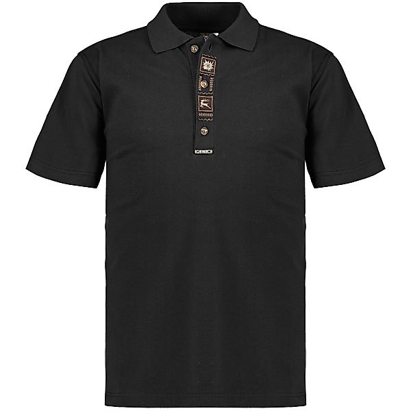 Orbis Poloshirt im Trachten-Style Farbe schwarz Größe: 3XL günstig online kaufen