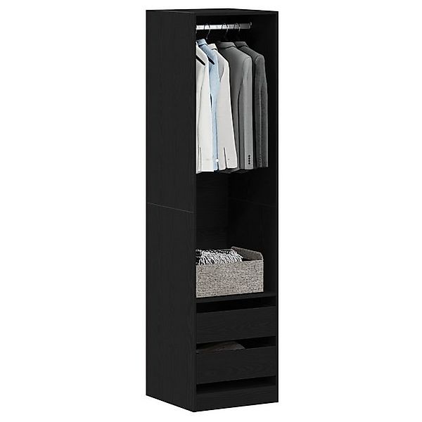 vidaXL Kleiderschrank Kleiderschrank in Schwarz, Eiche, 50x50x200 cm aus Ho günstig online kaufen
