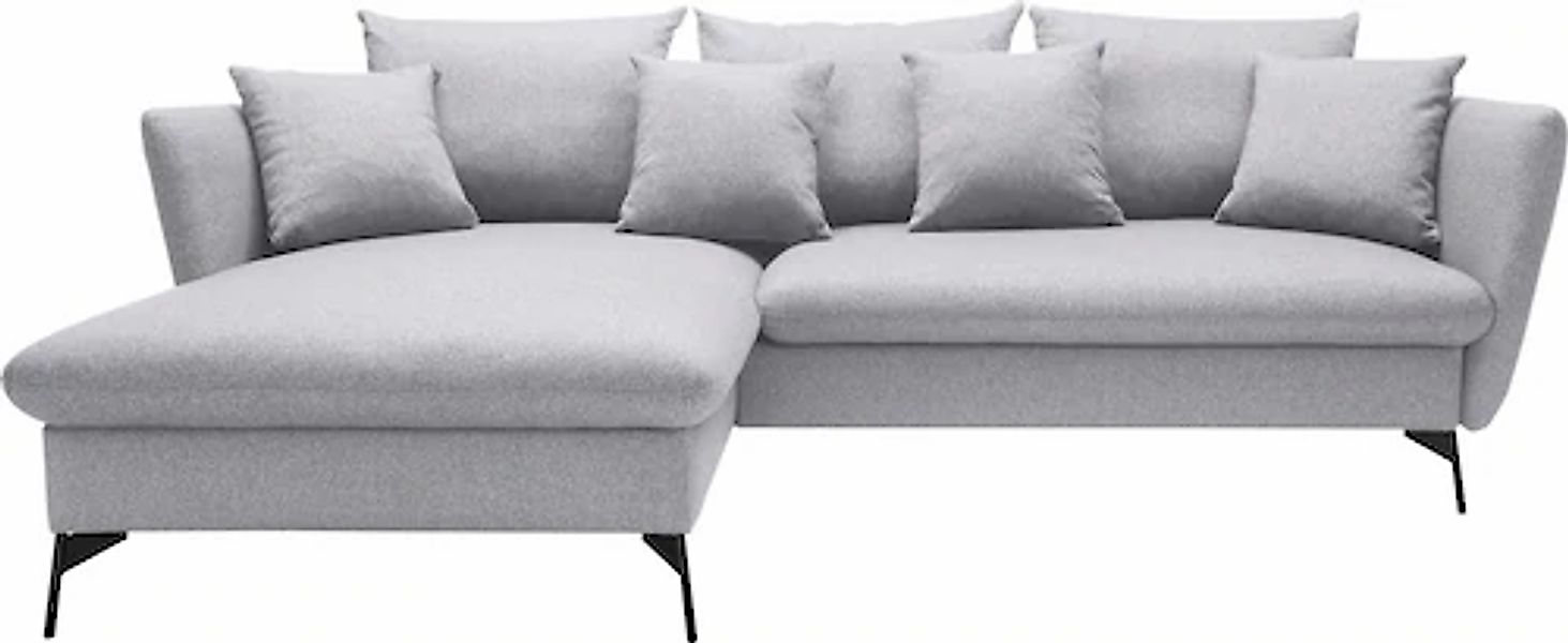 OTTO home Ecksofa »LIVORNO,258 cm, L-Form,« Schlaffunktion u. Bettkasten (1 günstig online kaufen