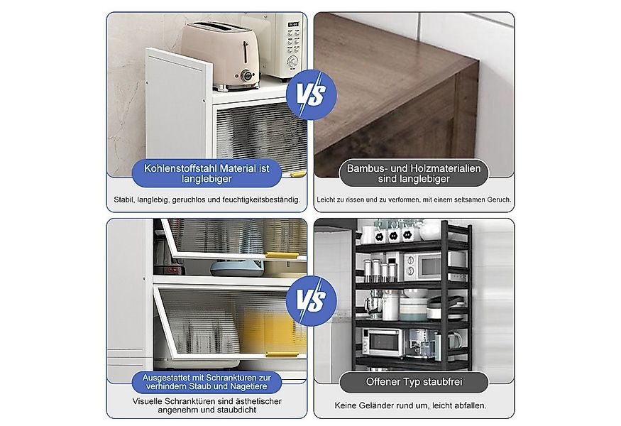 FOXSPORT Mehrzweckschrank Buffet Küchenschrank (Zweierset) (2er-Set, Komple günstig online kaufen