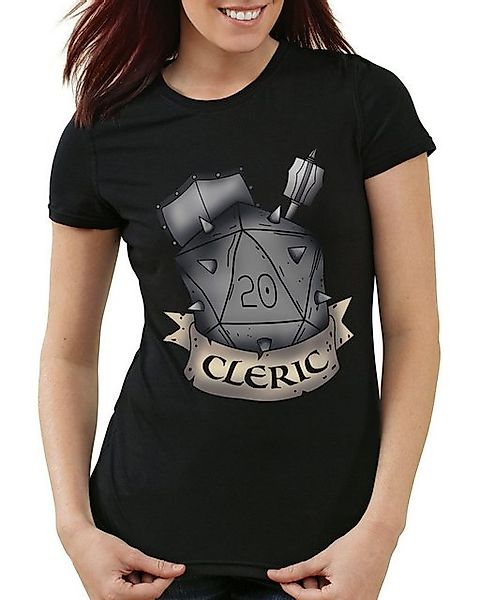 style3 T-Shirt Würfel Cleric dungeon and tabletop dragons d20 pen paper rol günstig online kaufen