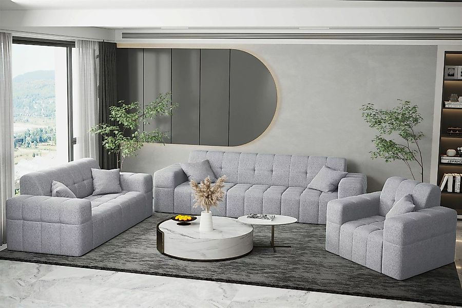 Fun Möbel Polstergarnitur Sofaset Designersofa NANCY günstig online kaufen