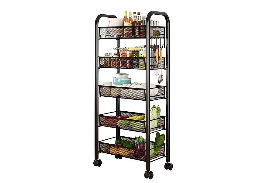 GarveeMore Standregal 1 Metall Küche Rack Haushalt Bodenstehende Multi-Laye günstig online kaufen