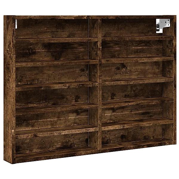 vidaXL Regal Vitrinenschrank Räuchereiche 80x8,5x58 cm günstig online kaufen