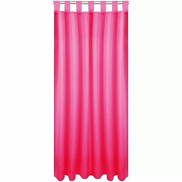 Bestlivings Dekoschal Ellen Schlaufen 140 cm x 225 cm Pink günstig online kaufen