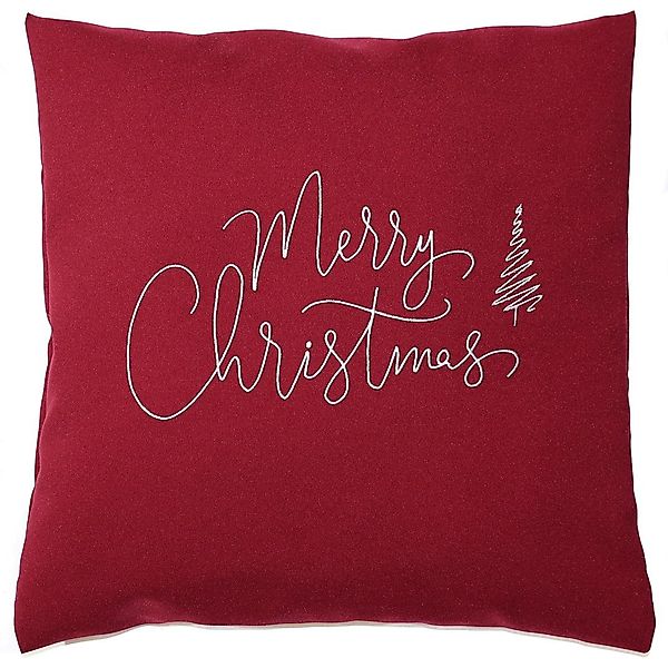 Primawela Kissenbezug Weihnachten bestickt minimalistisch Christmas-Merry günstig online kaufen