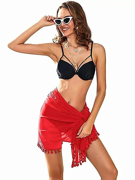 ZWY Strandkleid einteiliges Bikinioberteil,rock Rot dam,Leicht und atmungsa günstig online kaufen