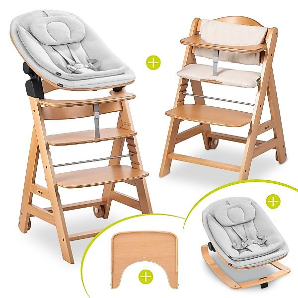 Hauck Hochstuhl Beta Plus Natural Newbornset günstig online kaufen
