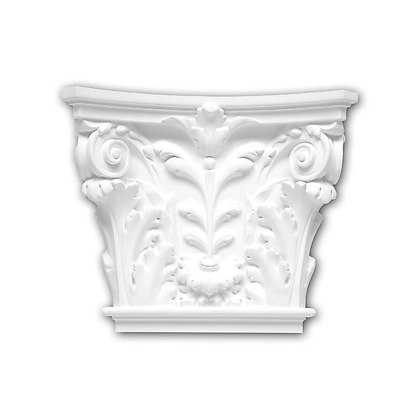 PROFHOME 121002 Pilaster Kapitell Zierelement Flachsäule Wandsäule, 42 cm x günstig online kaufen