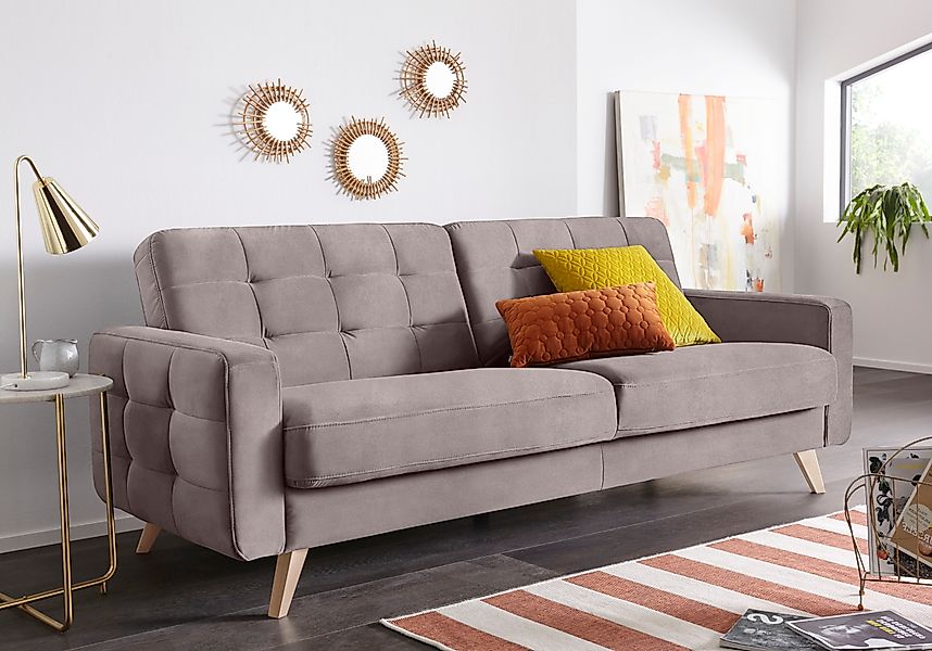 exxpo - sofa fashion 3-Sitzer "Nappa, kompakt und komfortabel, bequem, zeit günstig online kaufen
