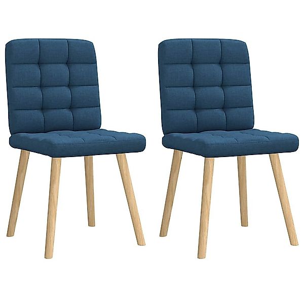 vidaXL Esszimmerstuhl Esszimmerstühle 2 Stk. Blau günstig online kaufen